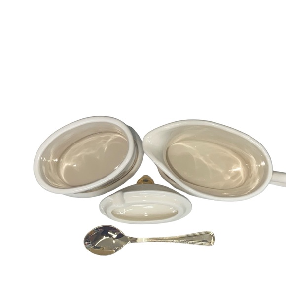 VINTAGE Thomas Kinkade Sugar Creamer Set - Painter of Light - Avon - Picture 4 of 16